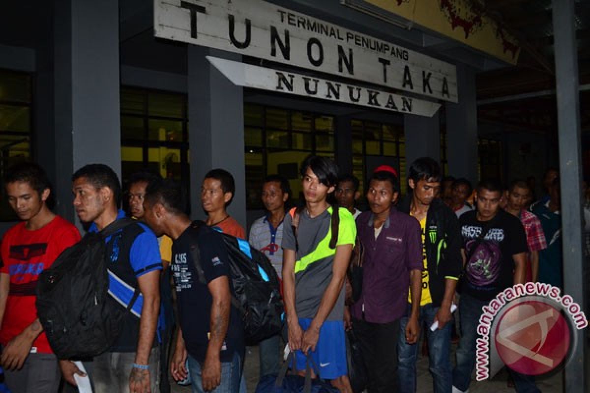 Malaysia pulangkan 50 TKI ilegal melalui nunukan