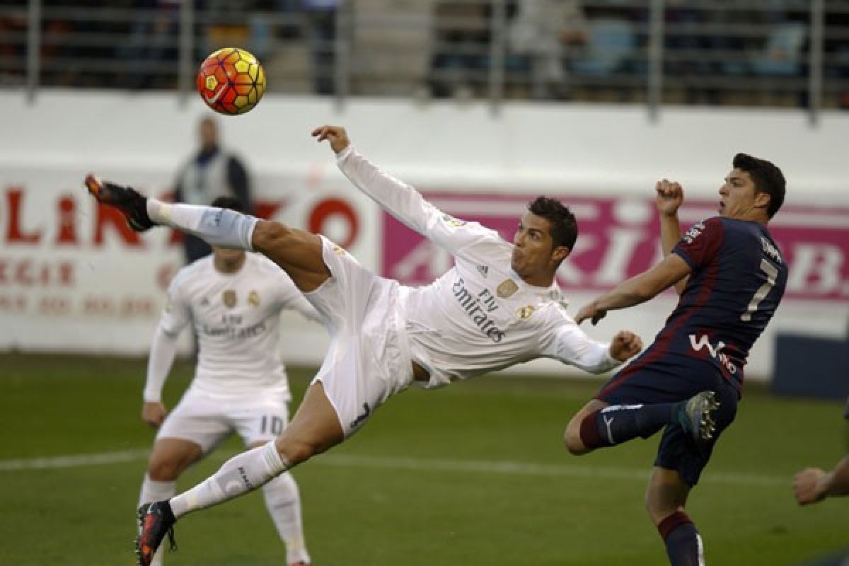 Susunan pemain Real Madrid vs Eibar