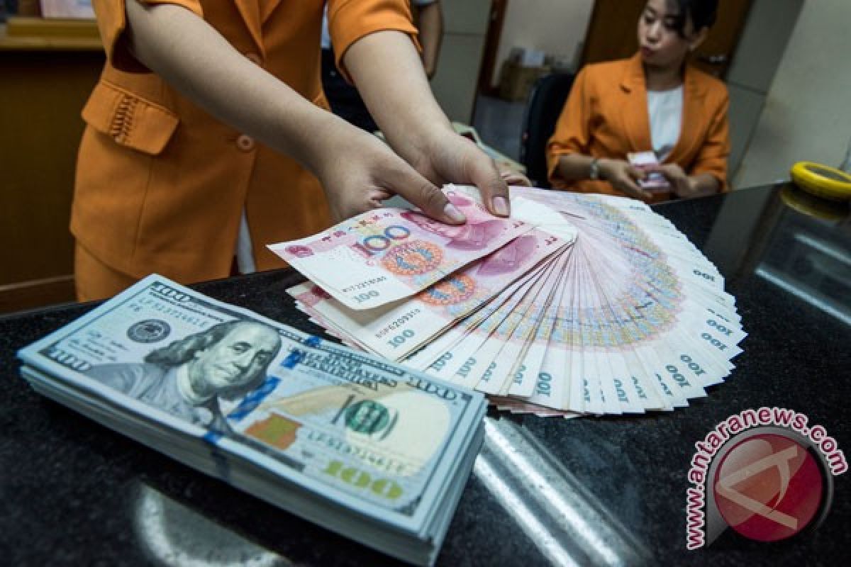 Yuan menguat 45 basis poin terhadap dolar AS