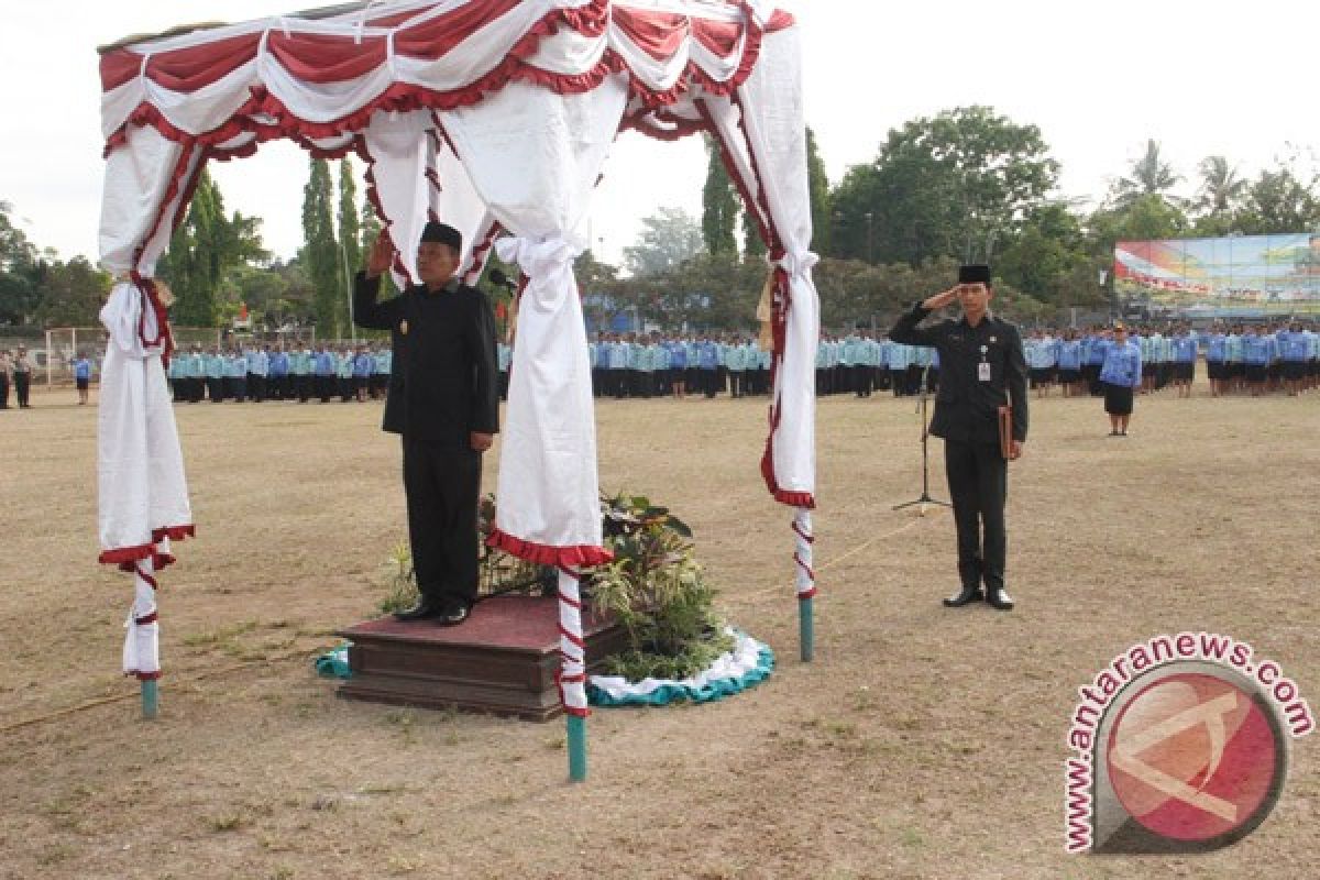 Apel HUT Korpri Ke-44 di Kabupaten Bangli