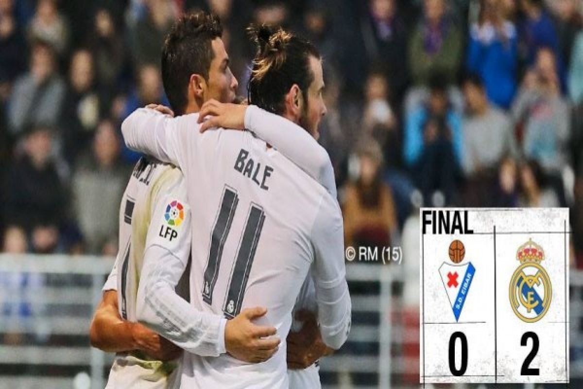 Bale dan Ronaldo menangkan Madrid