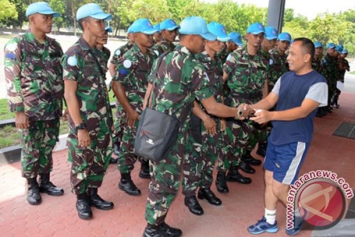 32 Prajurit Brigif-1 Marinir Berangkat ke Lebanon