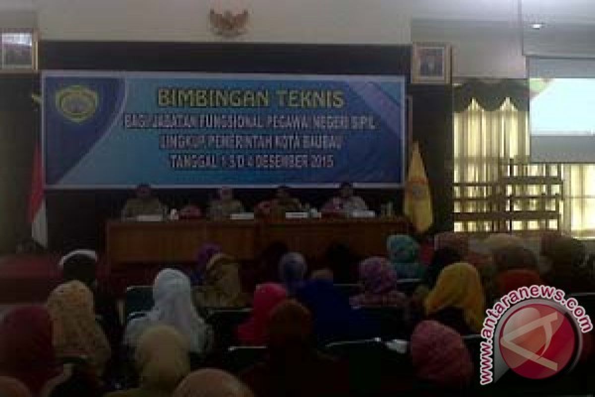 Pemkot Baubau Gelar Bimtek PNS Jabatan Fungsional