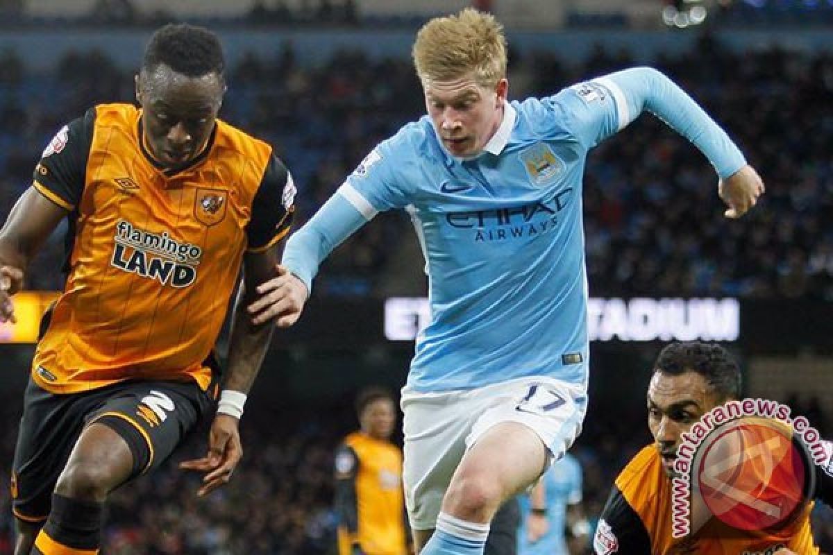 City, Stoke, dan Everton melaju ke semifinal