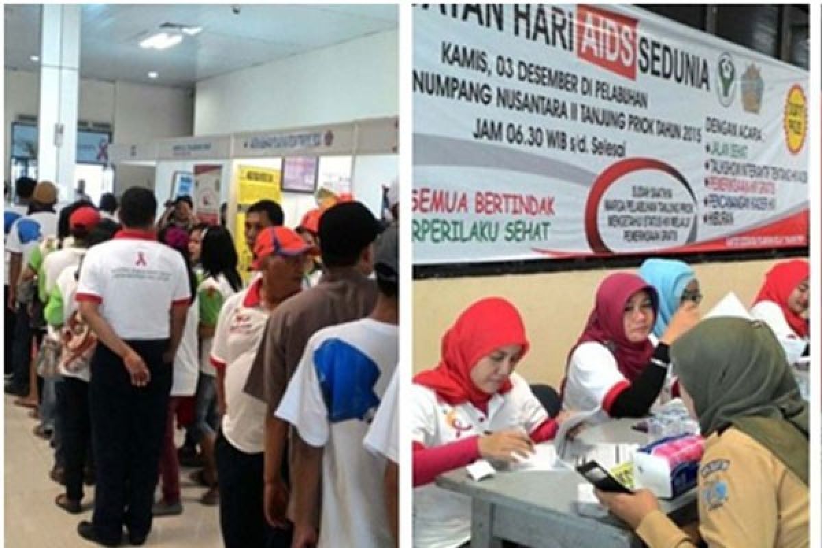 Pekerja Pelabuhan Tanjung Priok Dapatkan Gratis Fasilitas Layanan Tes HIV