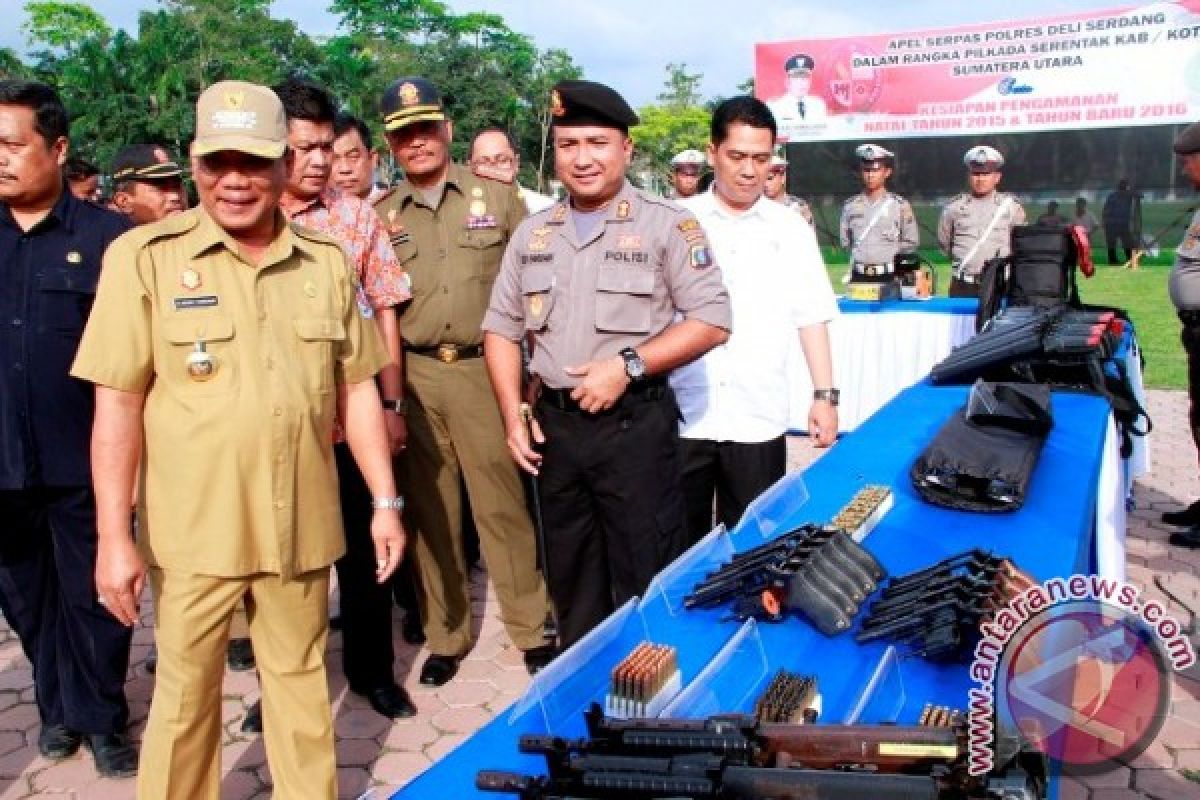 Polres Deliserdang Amankan Pilkada Di Lima Daerah 