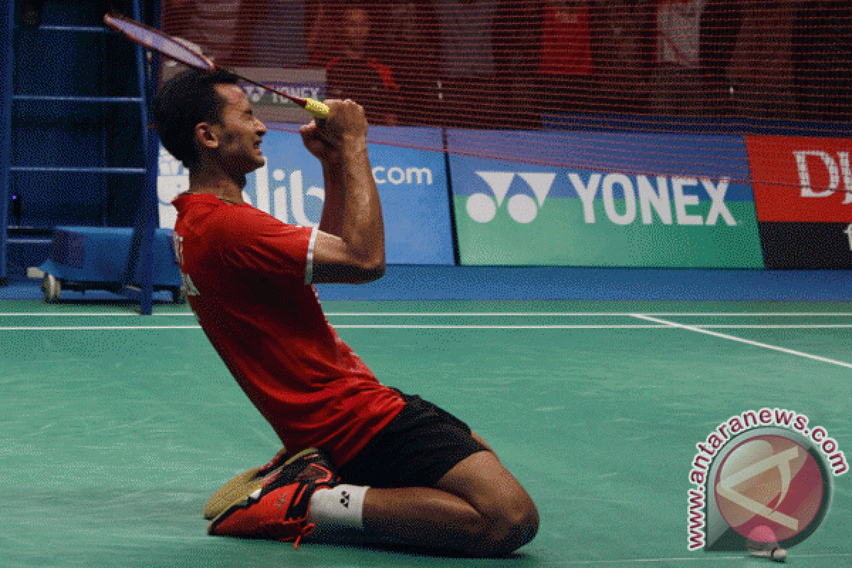 Tim Piala Thomas Cup Indonesia libas Hong Kong 3-0