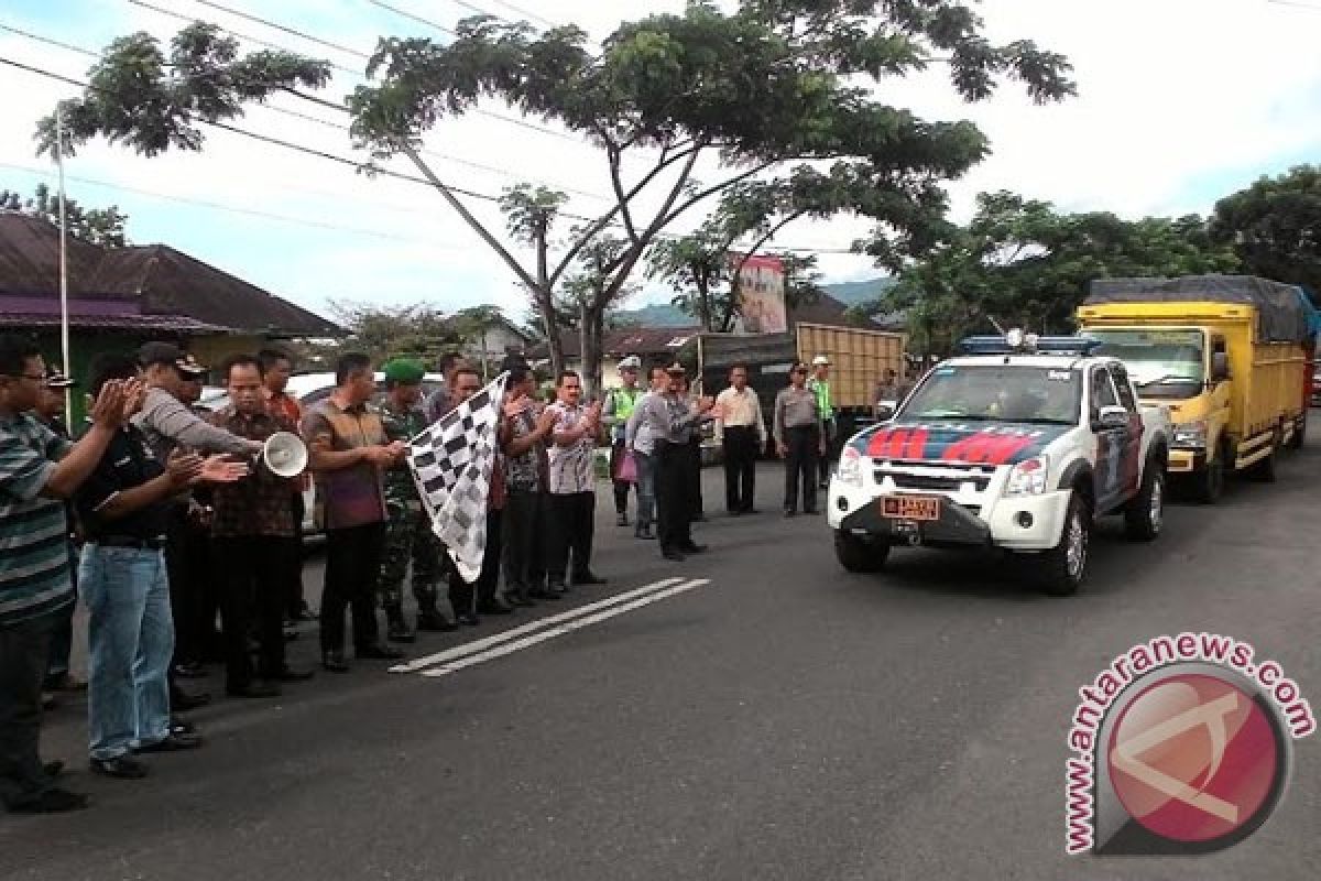 KPU Rejanglebong distribusikan logistik kecamatan terjauh