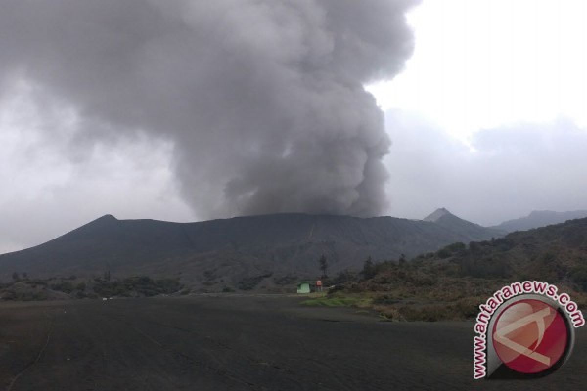Hujan Abu Vulkanis Gunung Bromo Mencapai 17 Kilometer