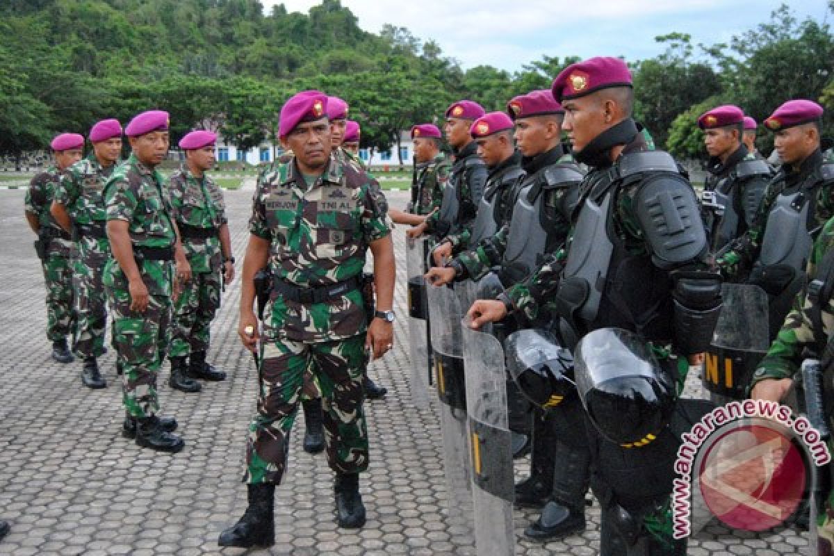 Marinir di Lampung disiagakan 