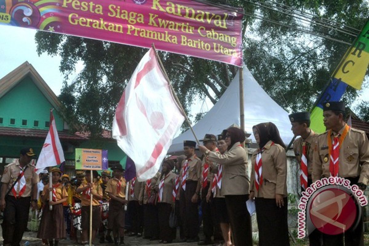 Pramuka Barito Utara Gelar Pesta Siaga VII