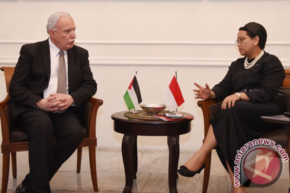 Indonesian, Palestinian foreign ministers hold bilateral meeting in Jordan