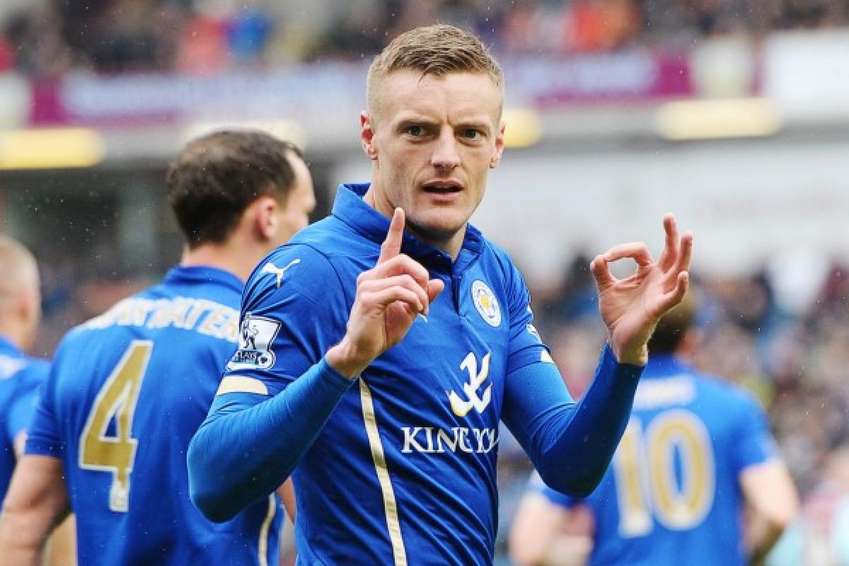  Vardy terkena skors tiga pertandingan          