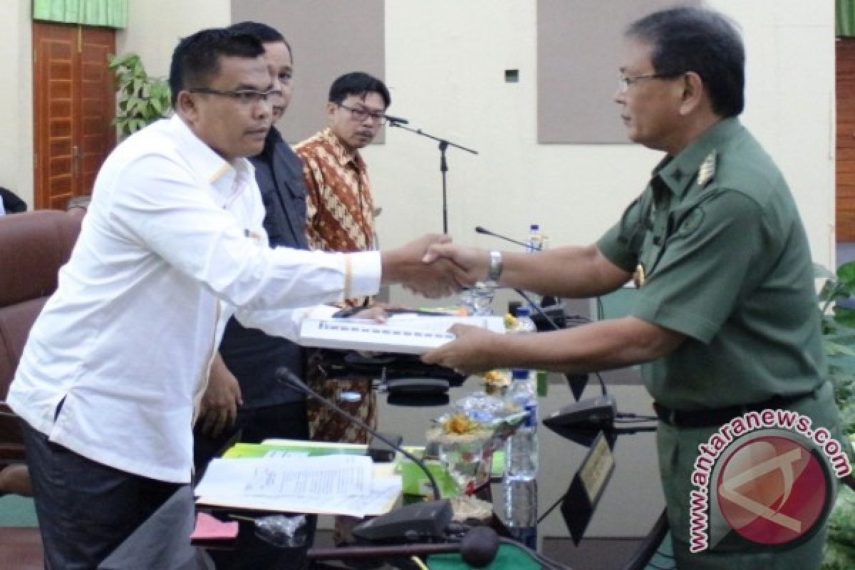 Pemkab Sergai Ajukan Nota Pengantar RAPBD 2016