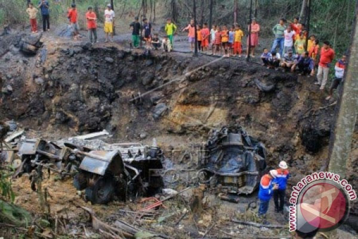 Kecelakaan Truk Pertamina Diduga Rem Blong