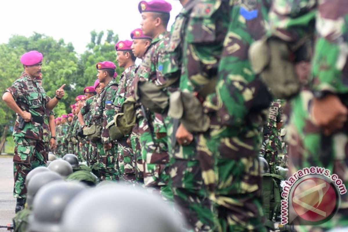 130 personel diberangkatkan ke Pulau Sebatik di Ambalat