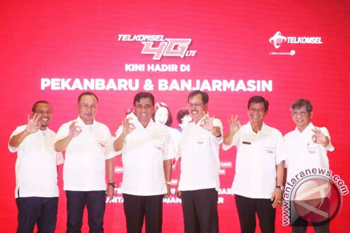 Telkomsel Luncurkan 4G LTE Di Banjarmasin