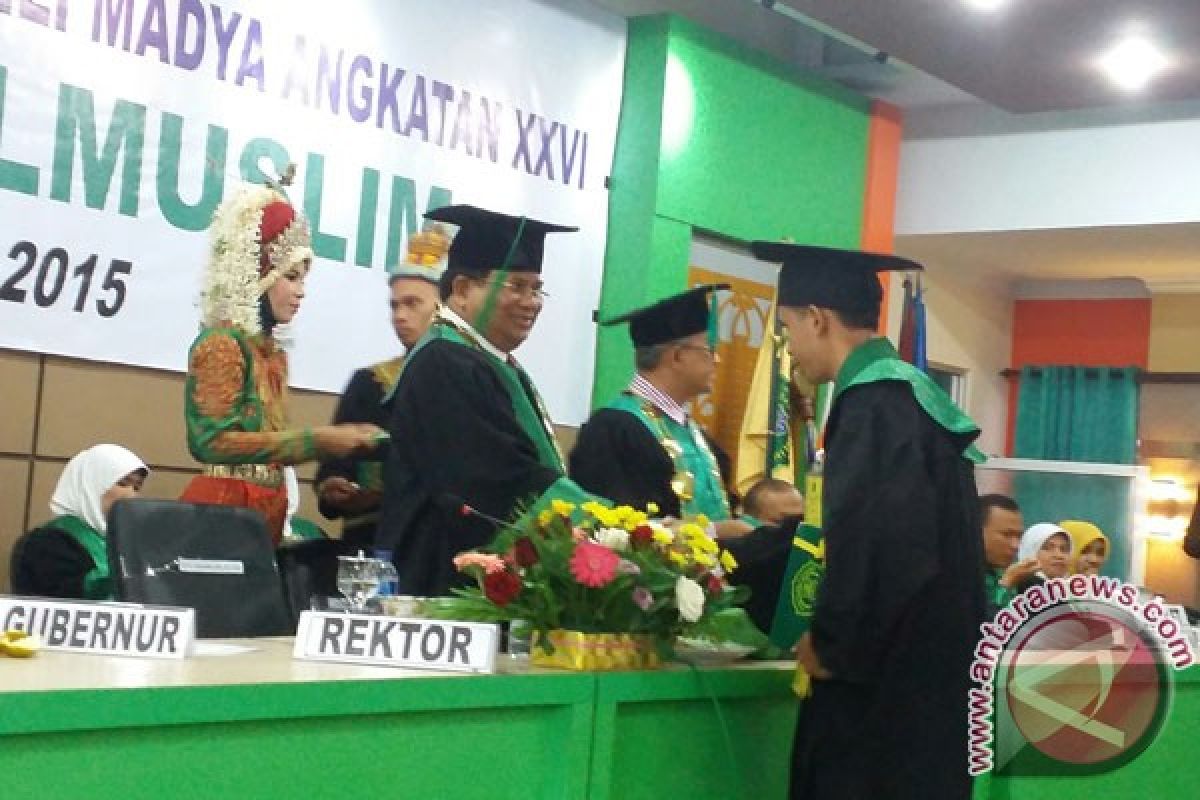 Almuslim Wisudakan 1786 Sarjana dan Ahli Madya 