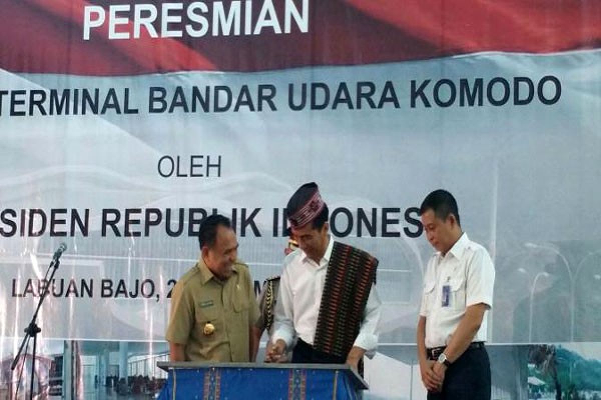  Presiden Jokowi resmikan Bandara Komodo di NTT