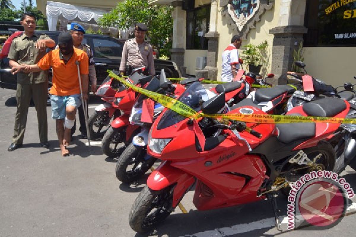 Polisi sita delapan sepeda motor hasil curian