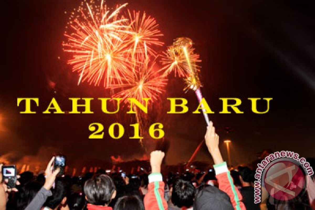 Perayaan Tahun Baru di Semarang terpencar