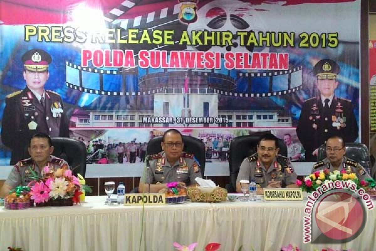 Peningkatan kejahatan di Sulsel meningkat 