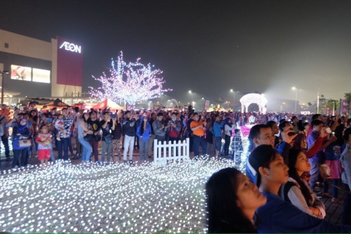 Malam pergantian tahun meriah di AEON MALL BSD CITY