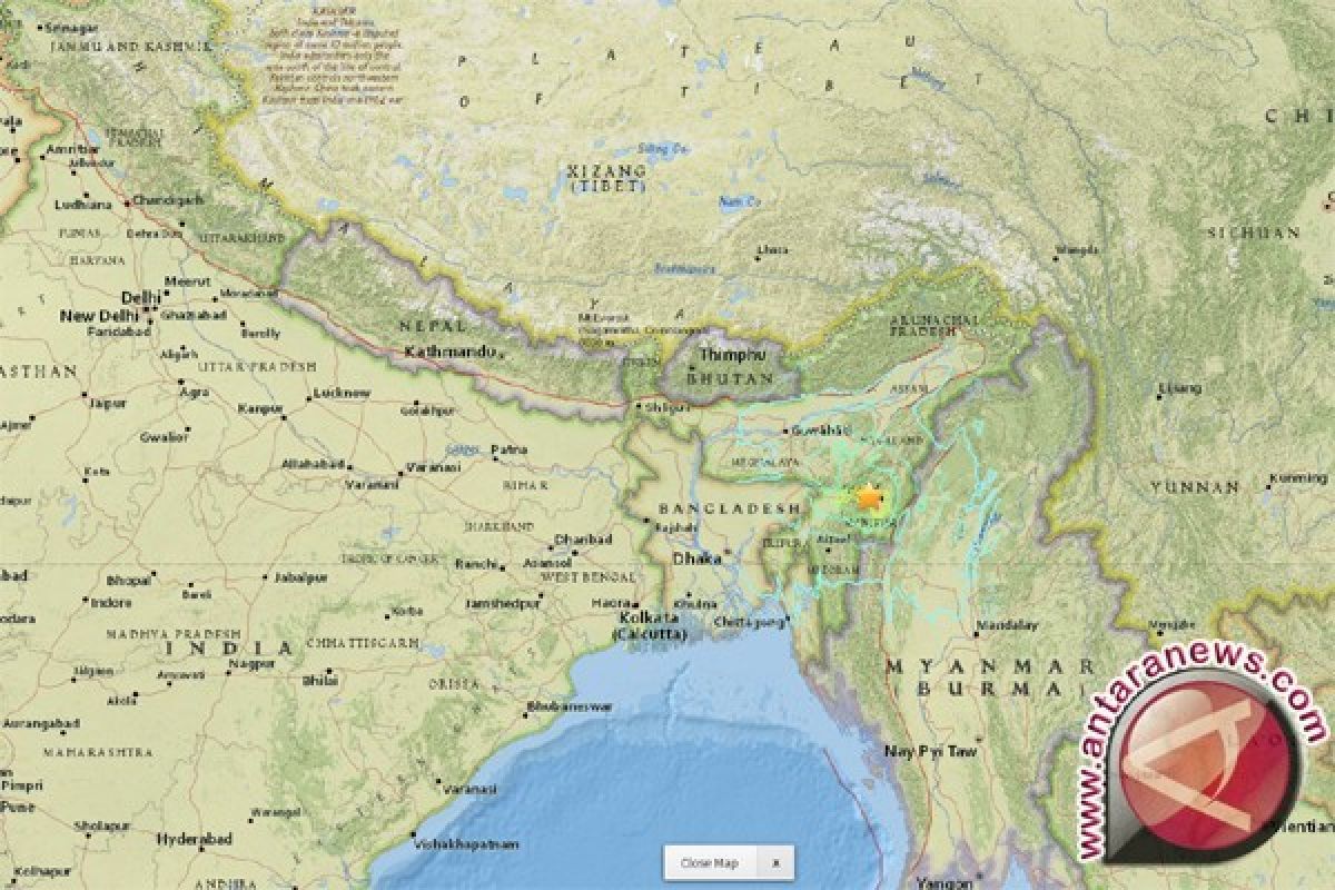 Gempa kuat guncang India, tak ada laporan korban