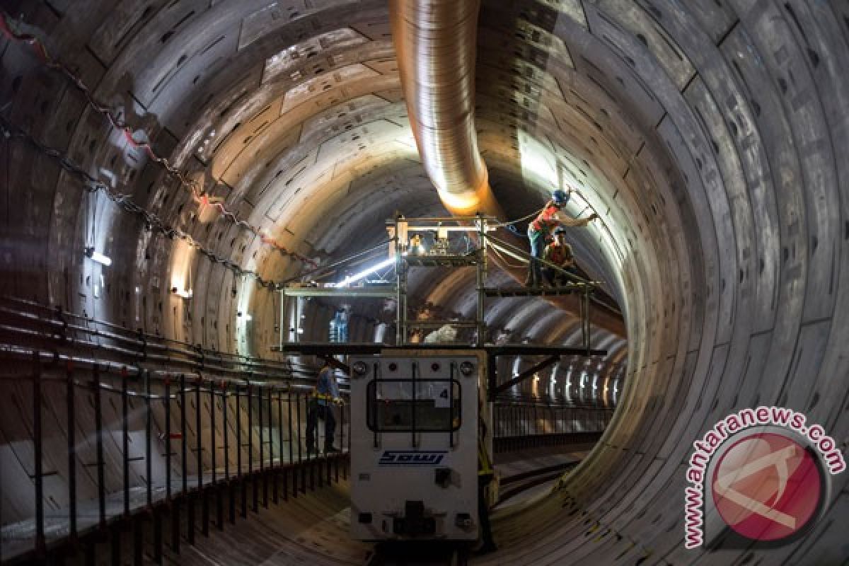 Terowongan MRT Senayan-Setiabudi selesai awal 2017