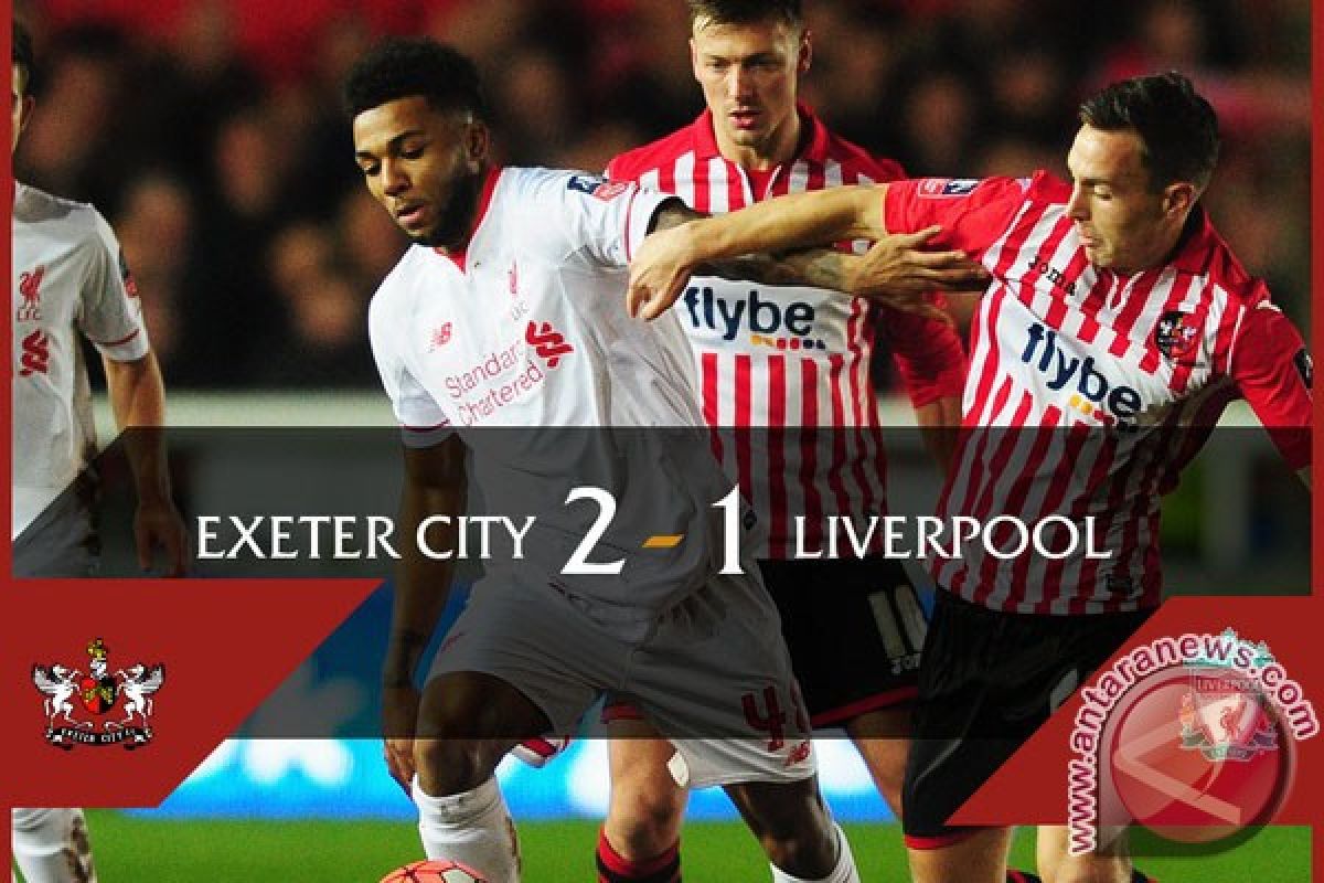 Exeter tahan imbang Liverpool di Piala FA