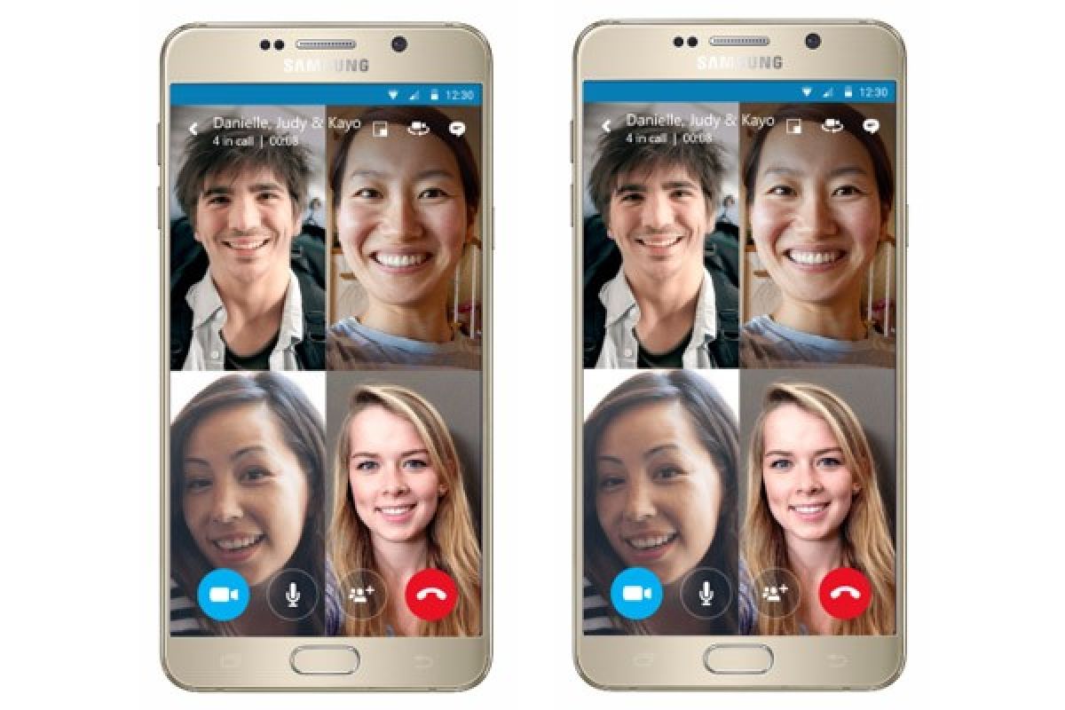 Skype rilis fitur panggilan video grup