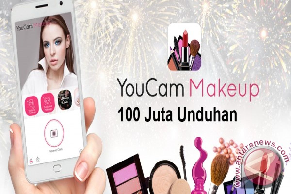 Aplikasi Merias Nomor 1 di Dunia â€œYouCam Makeupâ€ Unggulan, 100 Juta unduhan dalam Waktu yang Tercatat