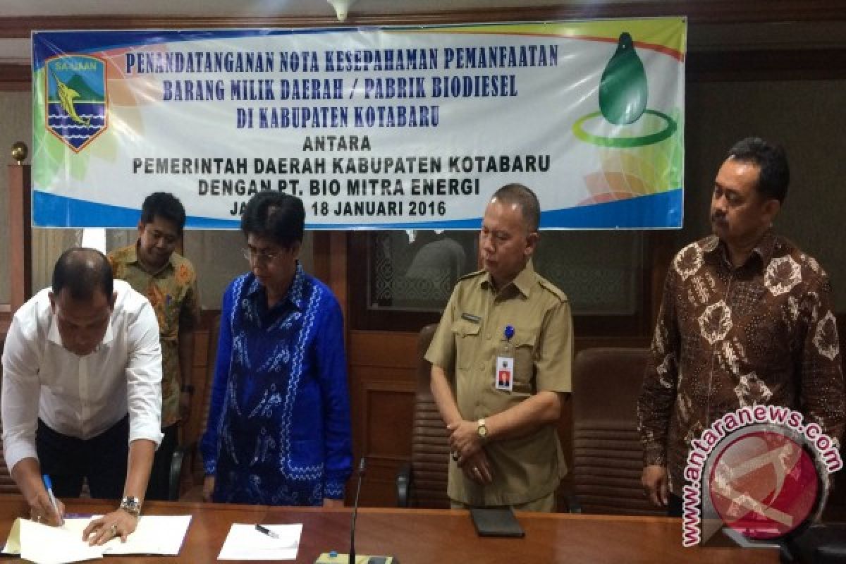 Kotabaru Gandeng BME Kelola Pabrik Biodiesel