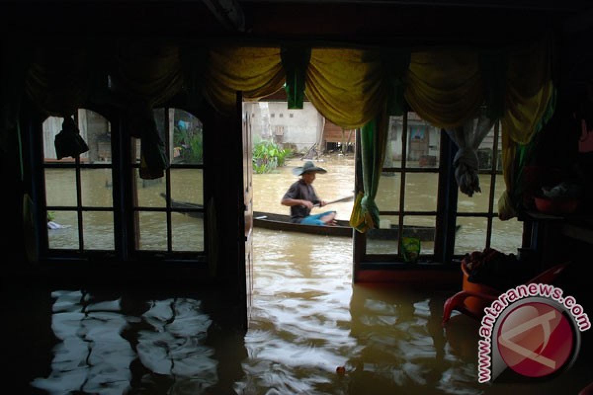 Ratusan rumah di Kotawaringin Timur kebanjiran