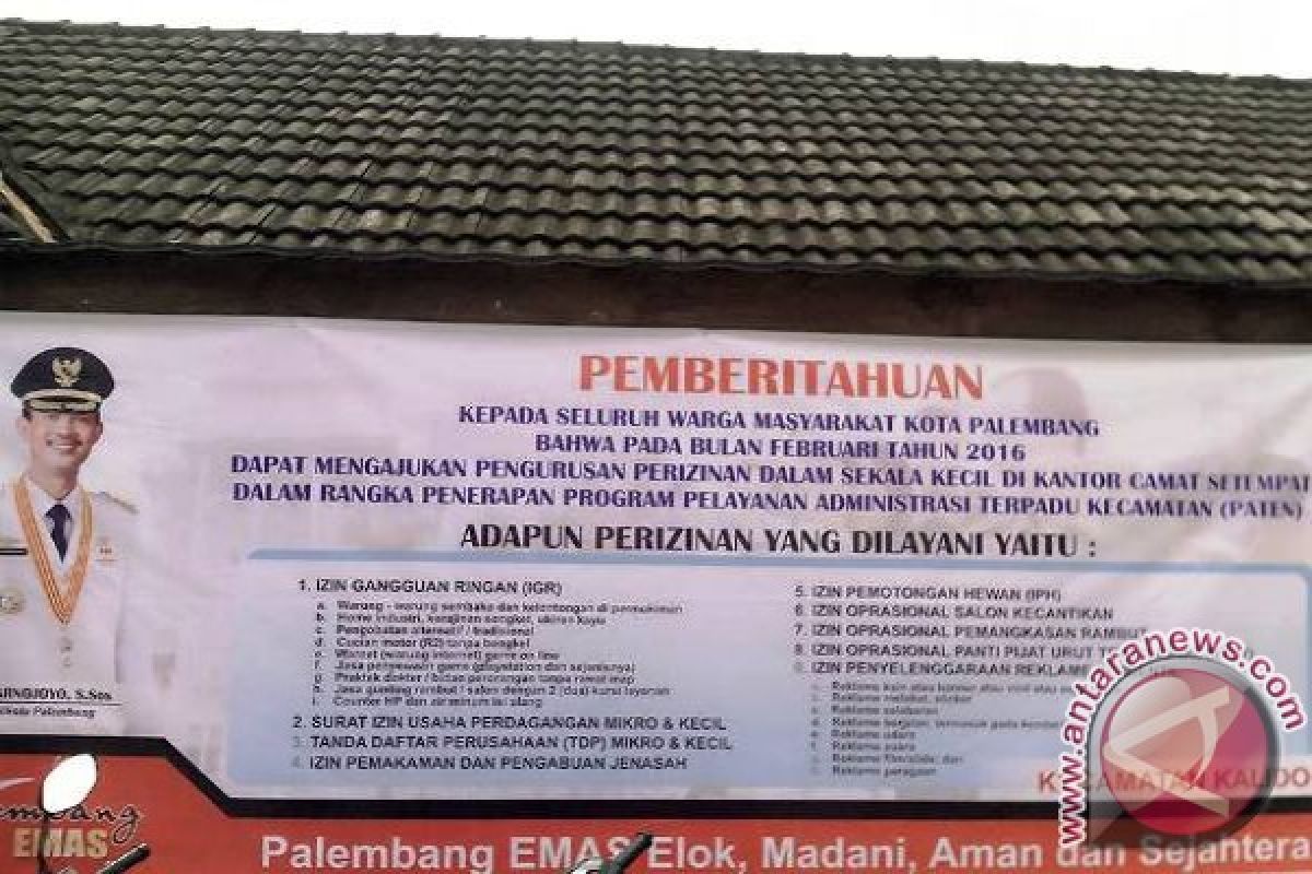 Pemkot Palembang terapkan pelayanan administrasi terpadu kecamatan 