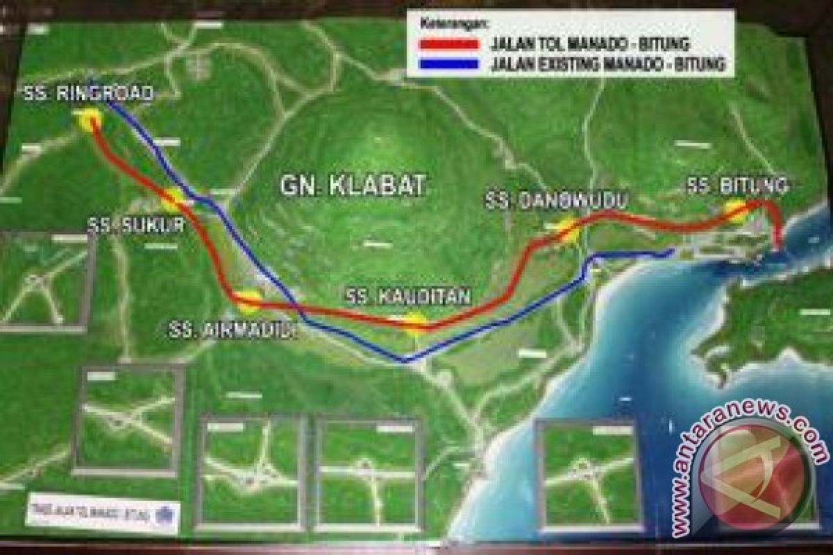 Pembangunan Jalan Tol Manado-Bitung terkendala Pembebasan Lahan