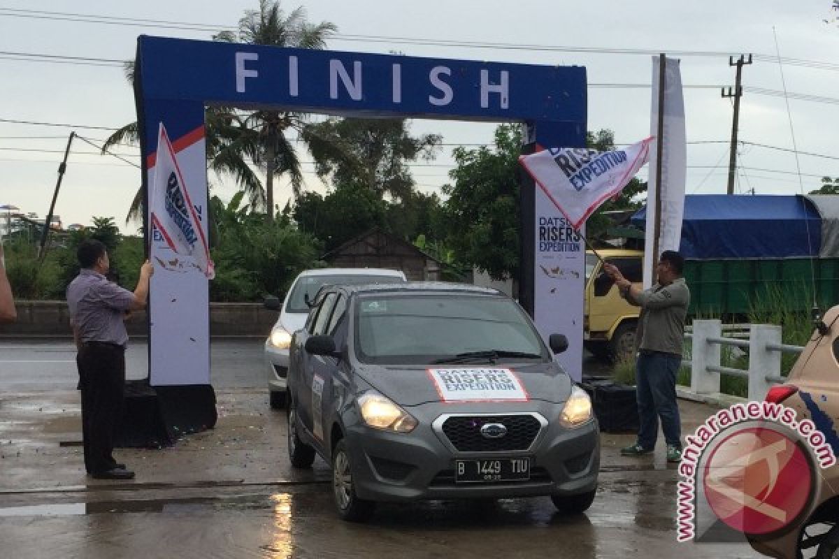 Ekspedisi Datsun etape kedua "finish" di Banjarmasin