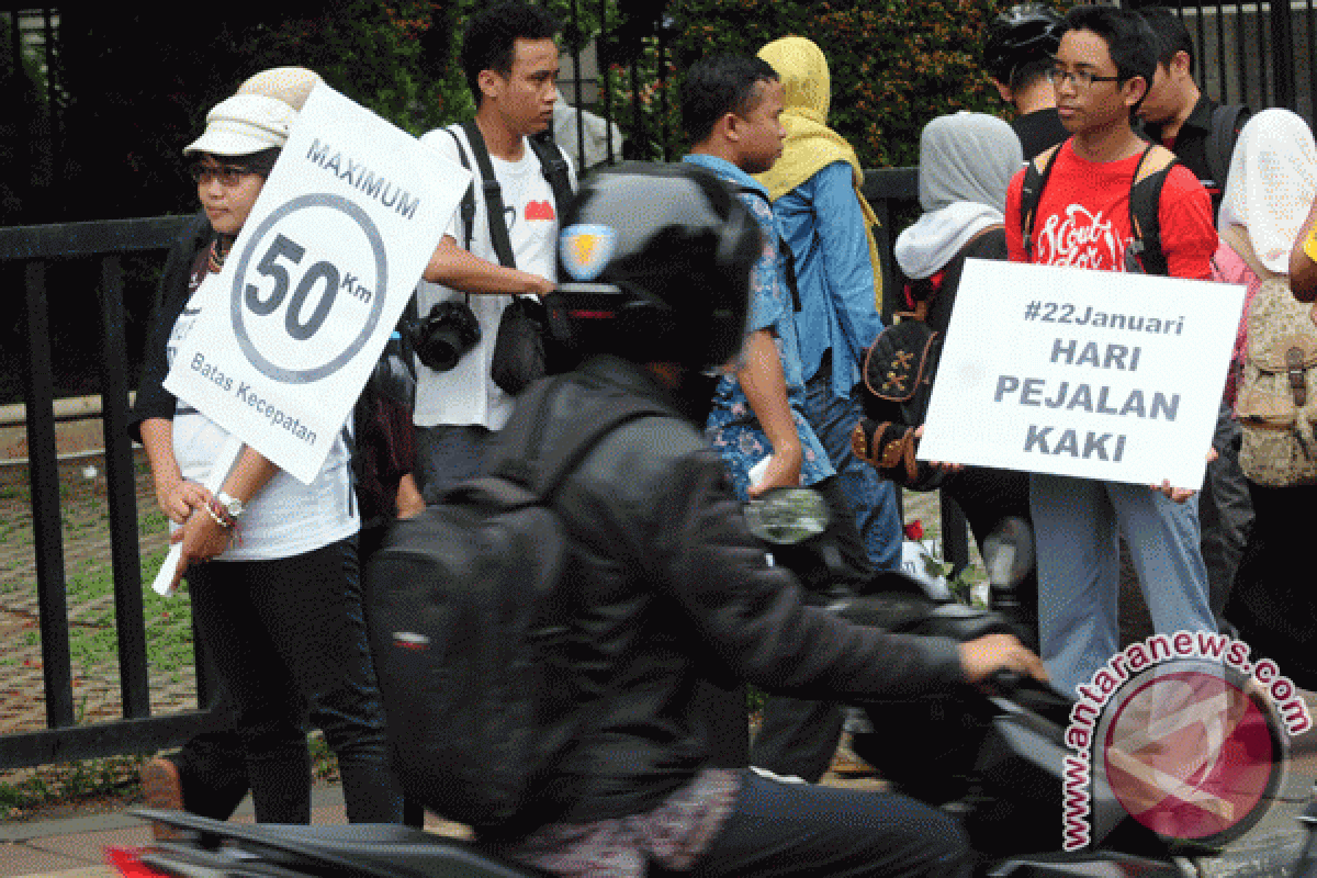 Empat kunci aman bagi pejalan kaki