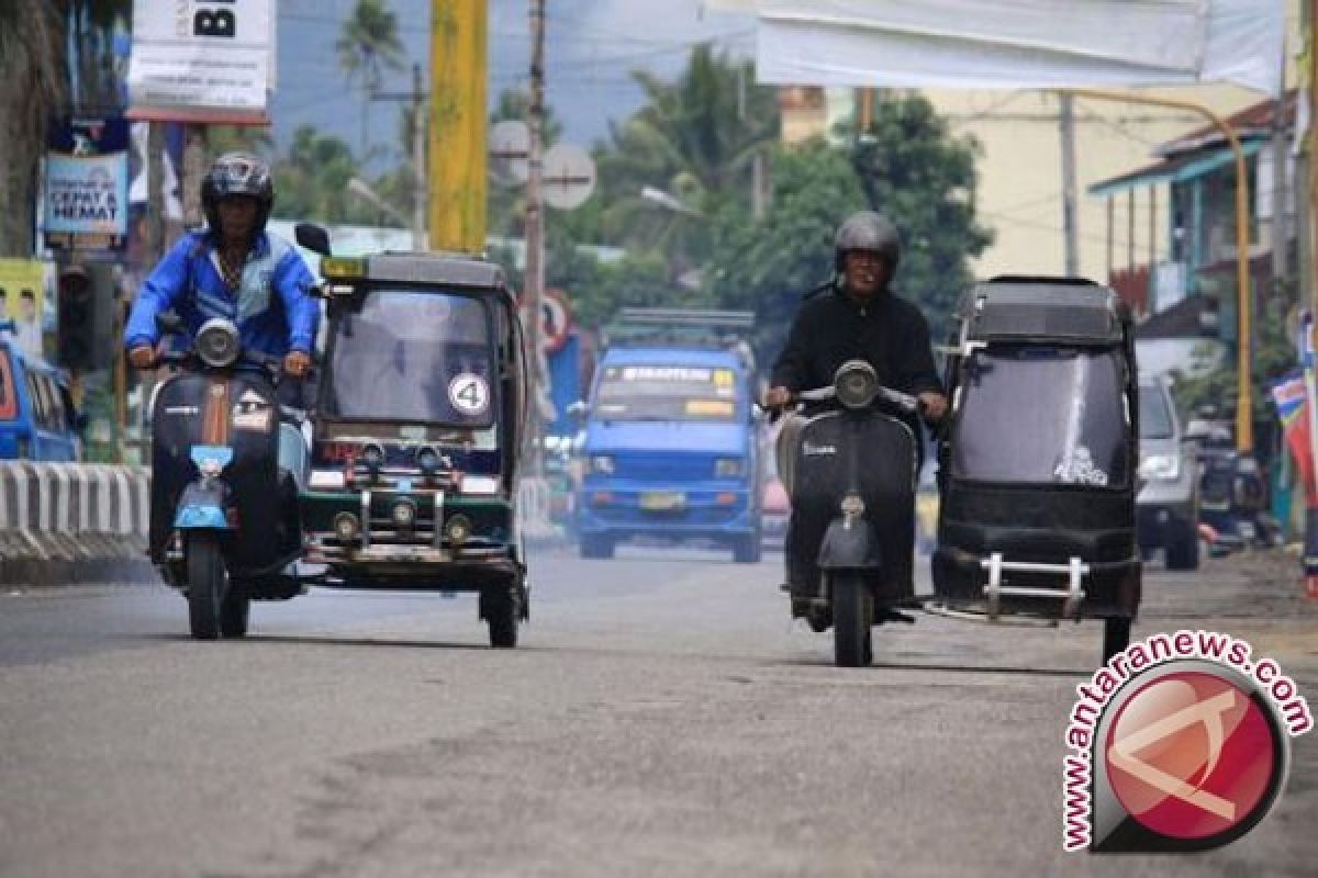 Data Becak Vespa Di padangsidimpuan