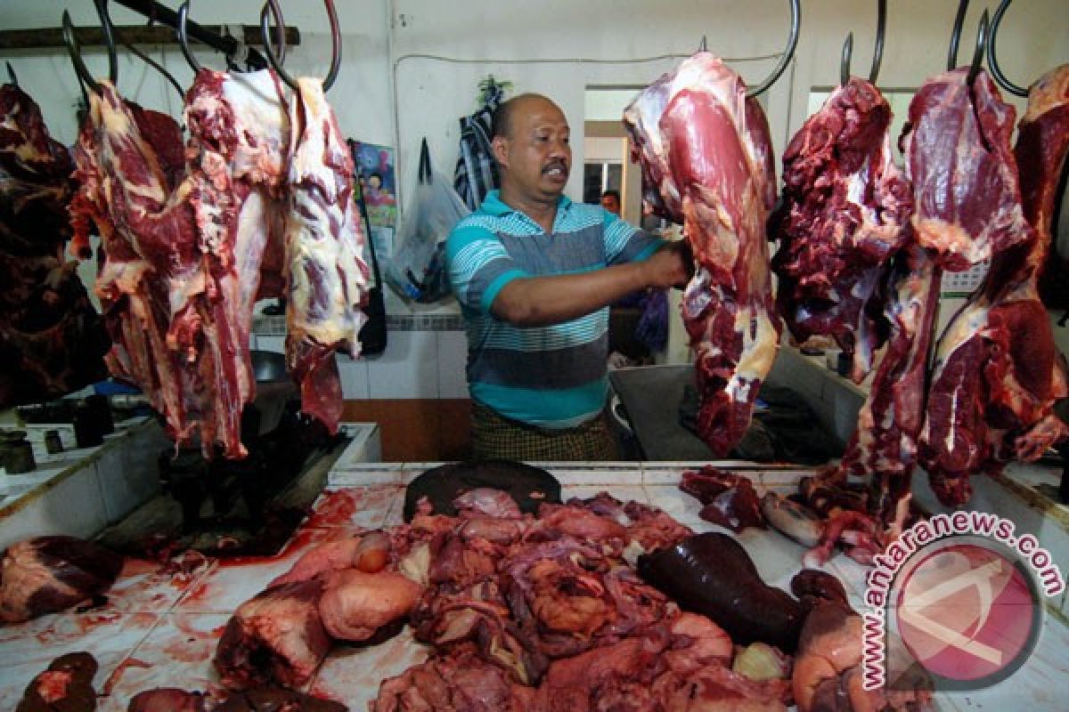 Harga daging dan cabai jelang Imlek naik