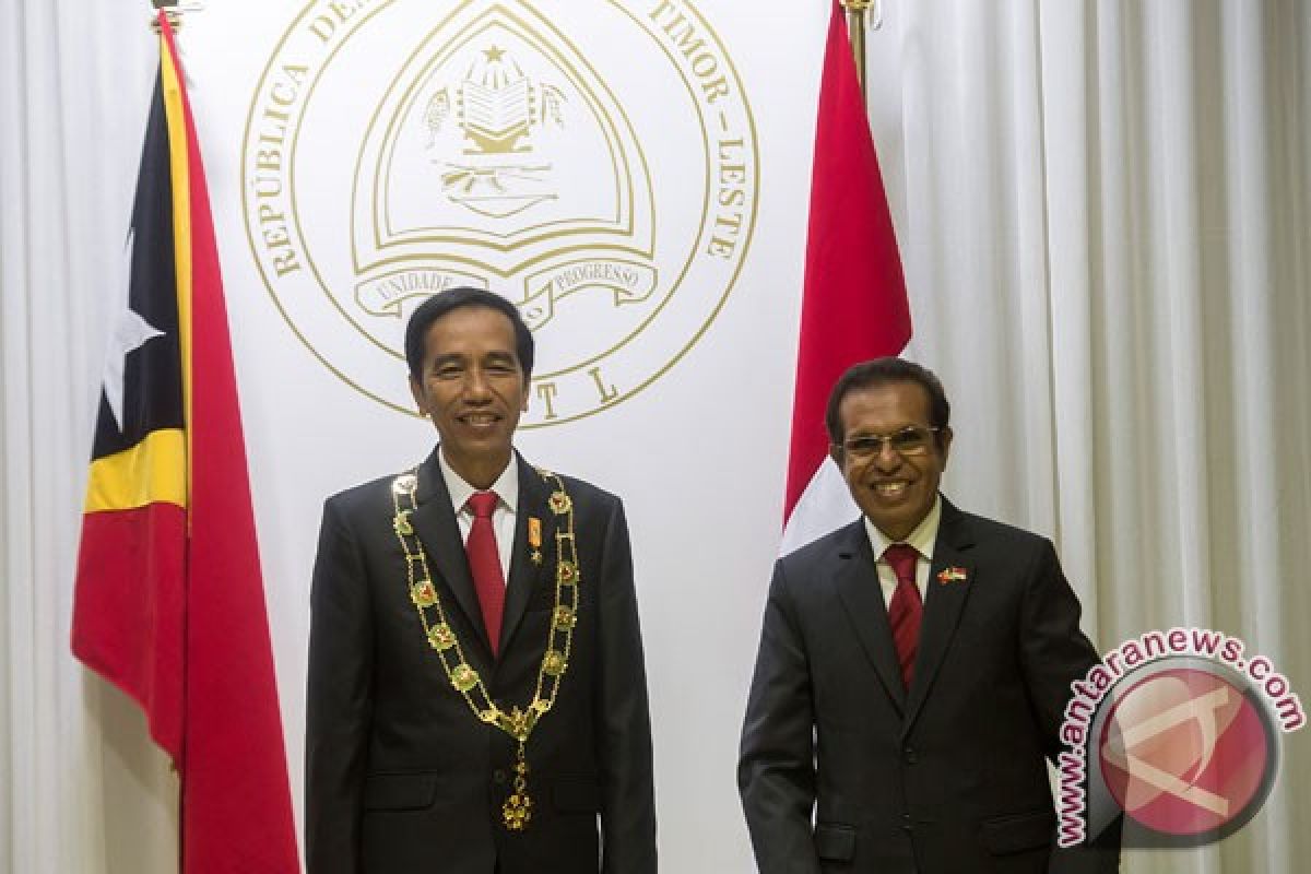 Presiden dianugerahi bintang jasa tertinggi Timor Leste
