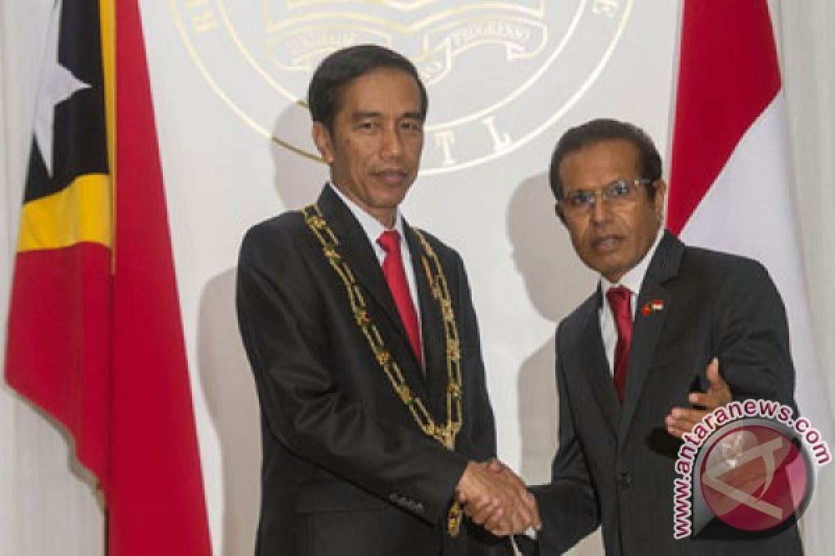 Pertemuan bilateral Jokowi dengan Presiden Timor Leste