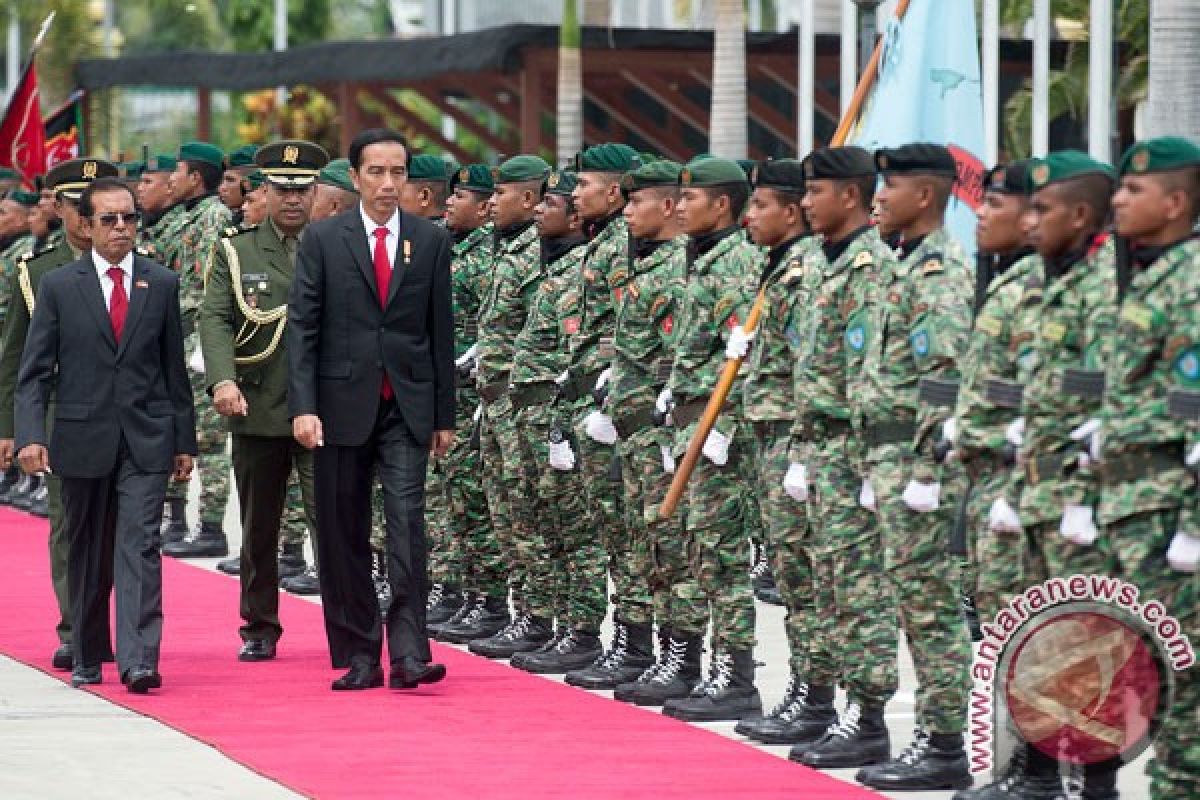 Presiden Jokowi memulai kunjungan di Timor Leste