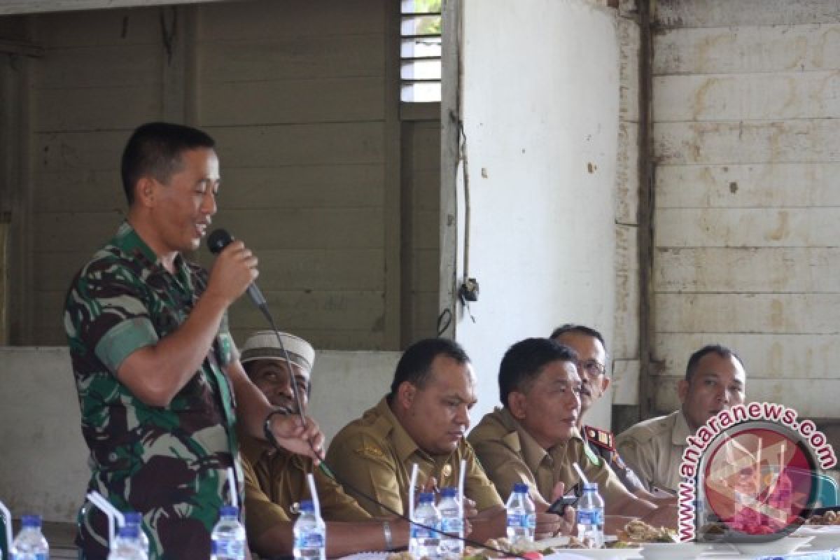 TNI Dukung Program Cetak Sawah Mandailing Natal