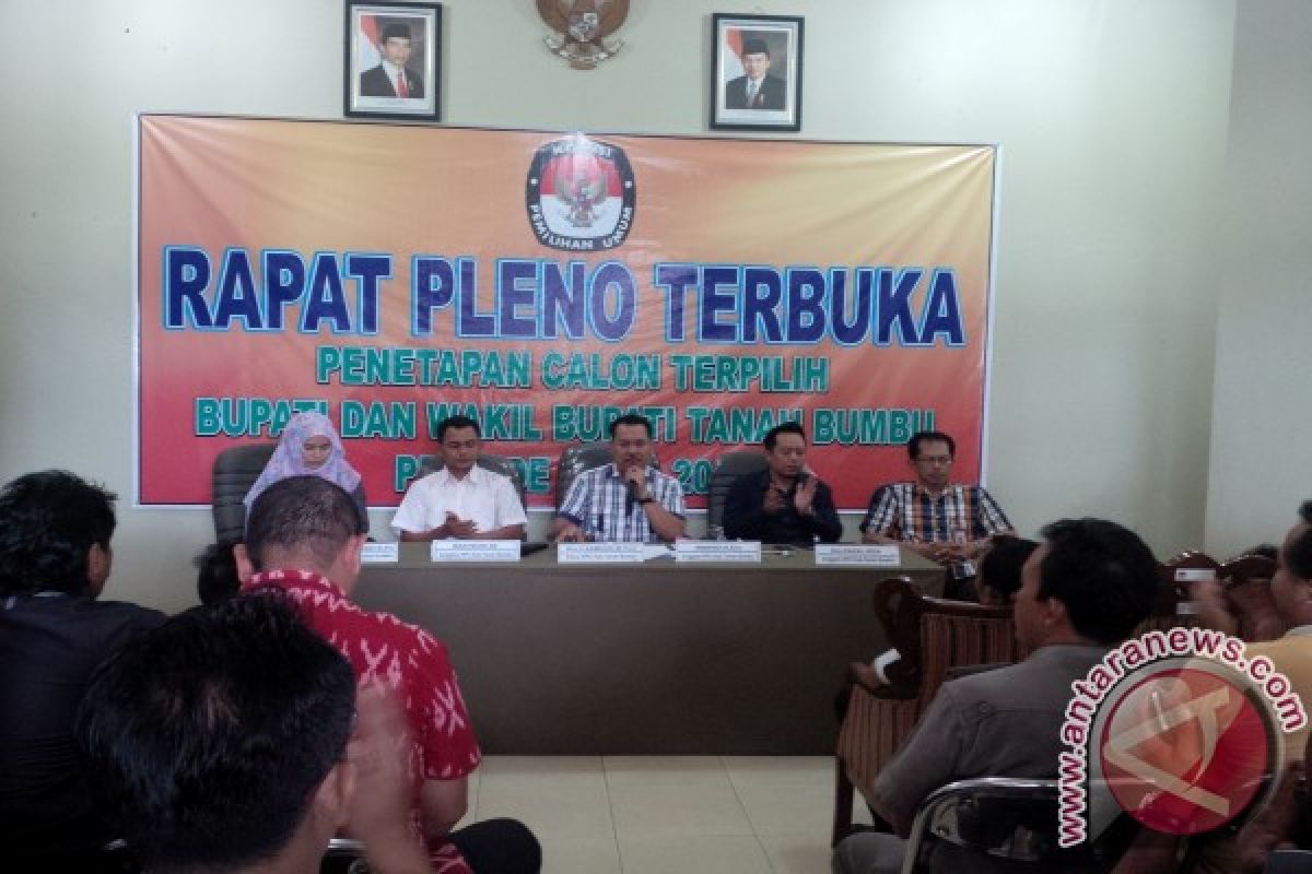 KPU Tetapkan Pemenang Pilkada Tanah Bumbu 