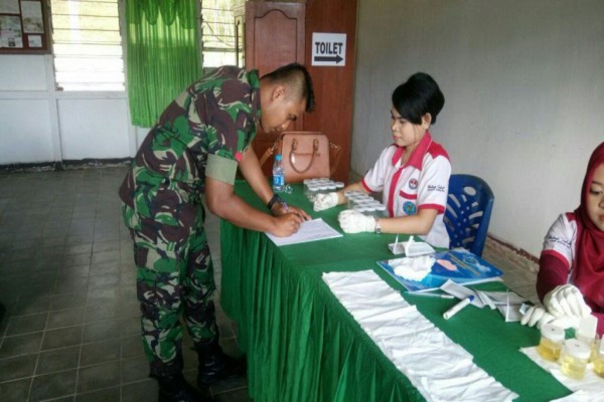 Jajaran Yonif 642/Kapuas Ikuti Penyuluhan Narkoba