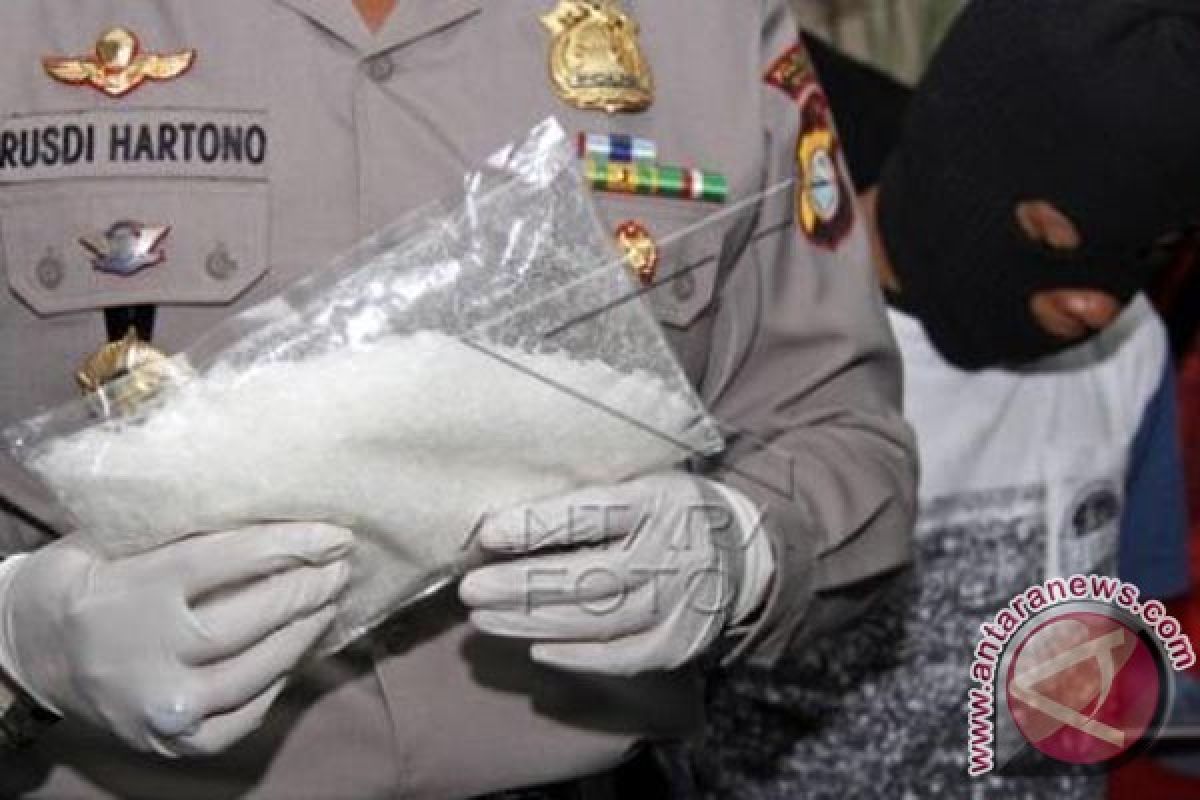 Polrestabes Makassar amankan satu kilogram Sabu