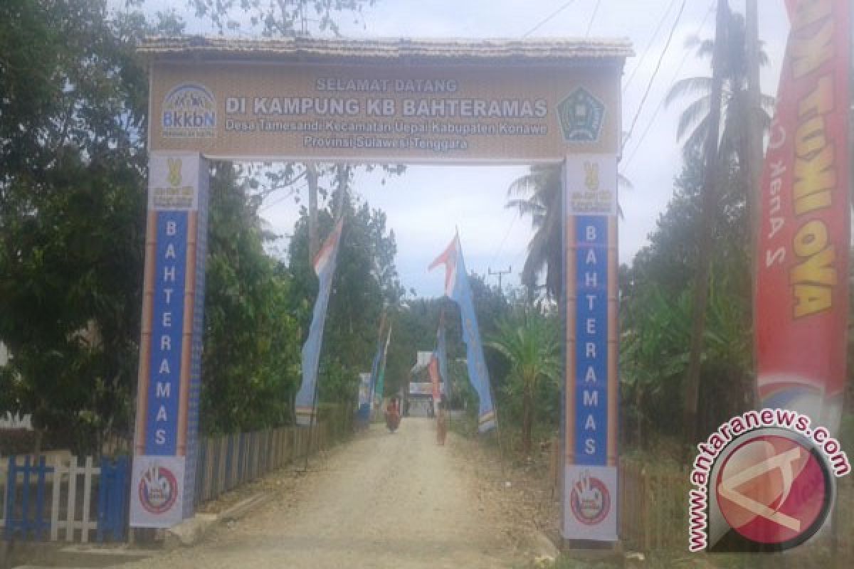 Buton bentuk kampung KB di desa Laburunci