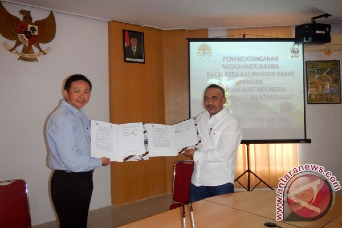 BKSDA Kalbar - WWF Indonesia Kerja Sama Kolaboratif