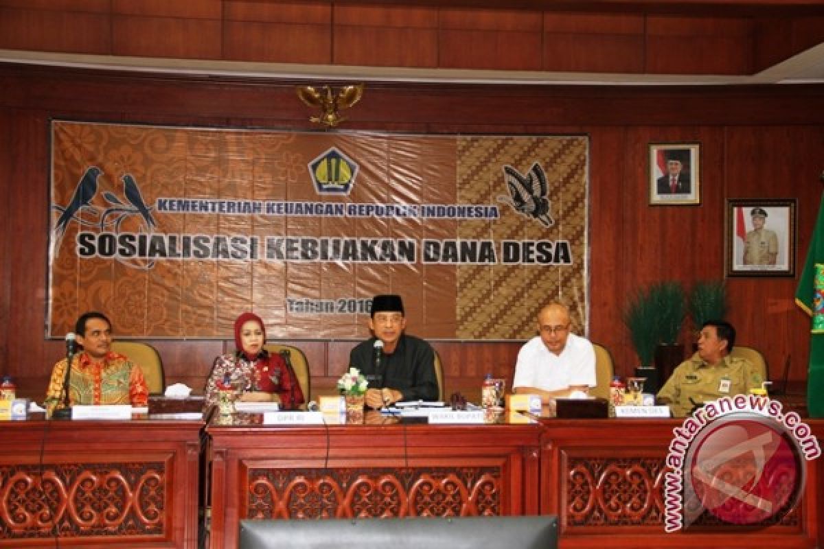 Pemkab Penajam Sosialisasikan Kebijakan Penggunaan Dana Desa 